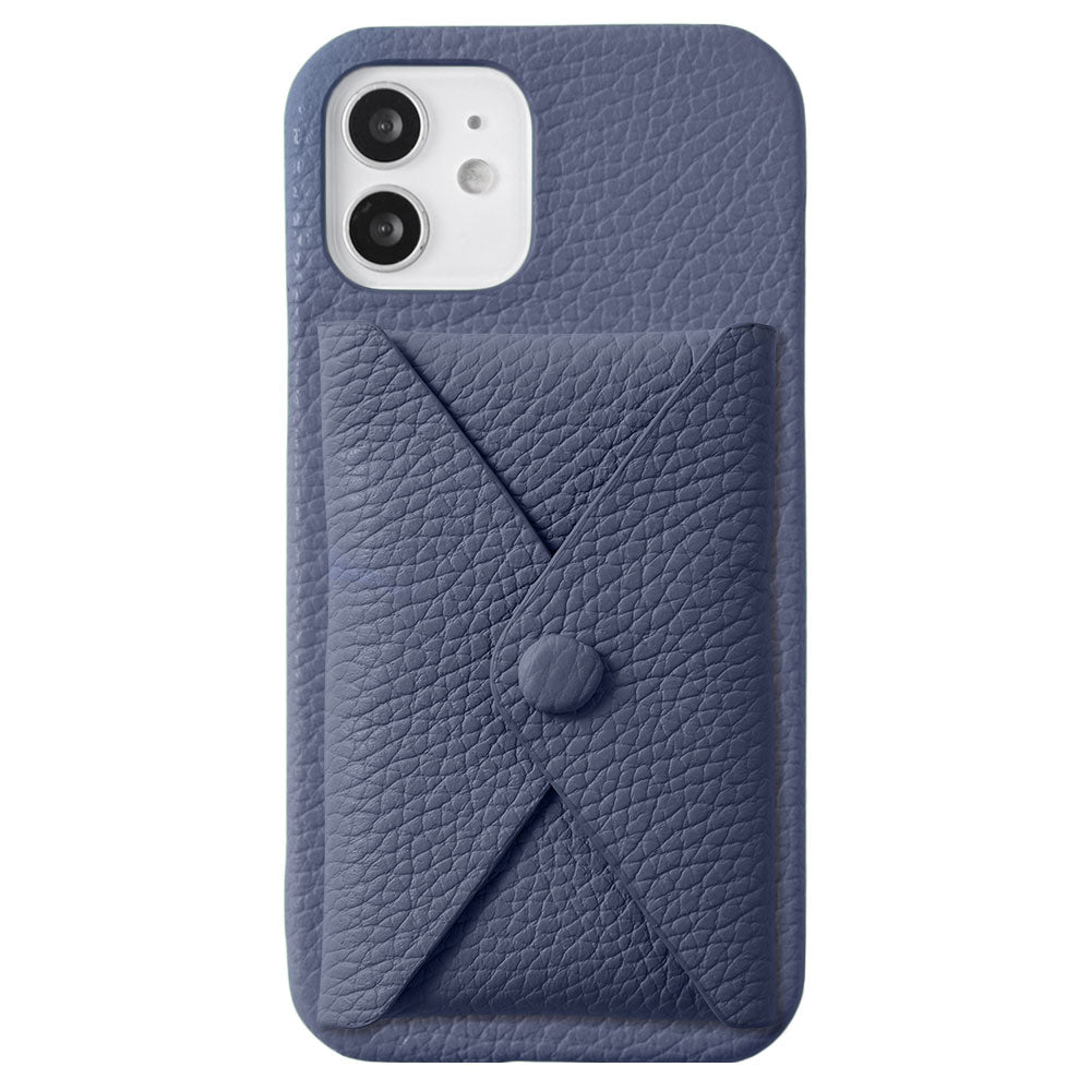 本革 32色 イタリアンシュリンクレザー Magsafe対応 蓋ありポケット付き 背面ケース Galaxyシリーズ