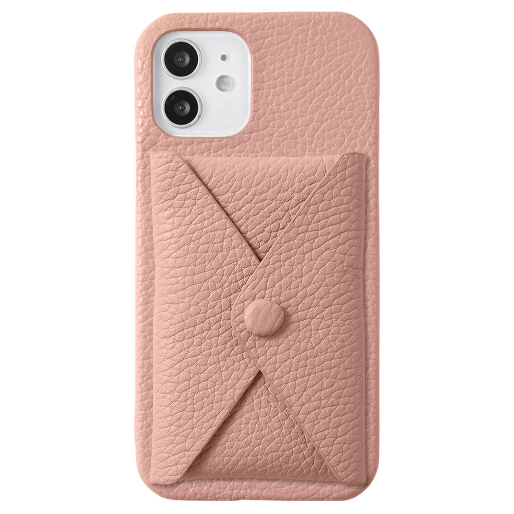 本革 32色 イタリアンシュリンクレザー Magsafe対応 蓋ありポケット付き 背面ケース Galaxyシリーズ