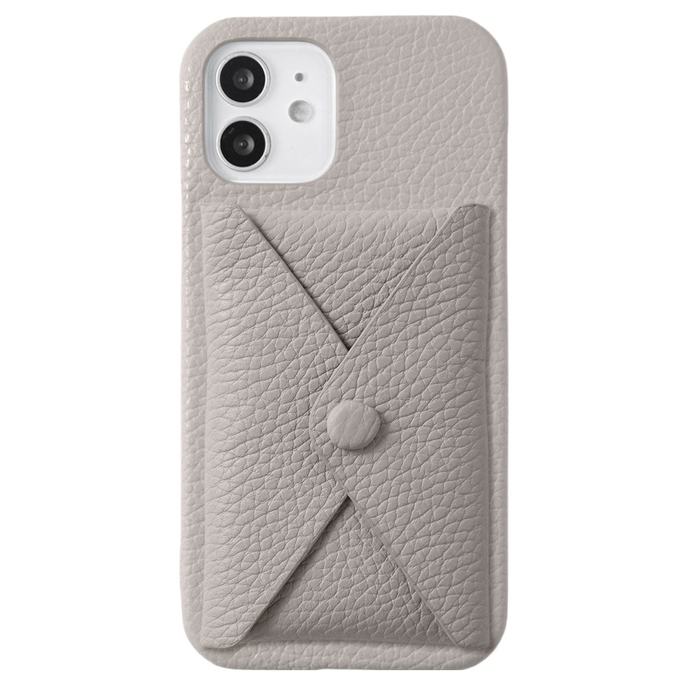 本革 32色 イタリアンシュリンクレザー Magsafe対応 蓋ありポケット付き 背面ケース AQUOSシリーズ