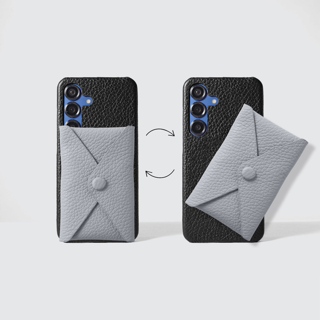 本革 32色 イタリアンシュリンクレザー Magsafe対応 蓋ありポケット付き 背面ケース Xperiaシリーズ