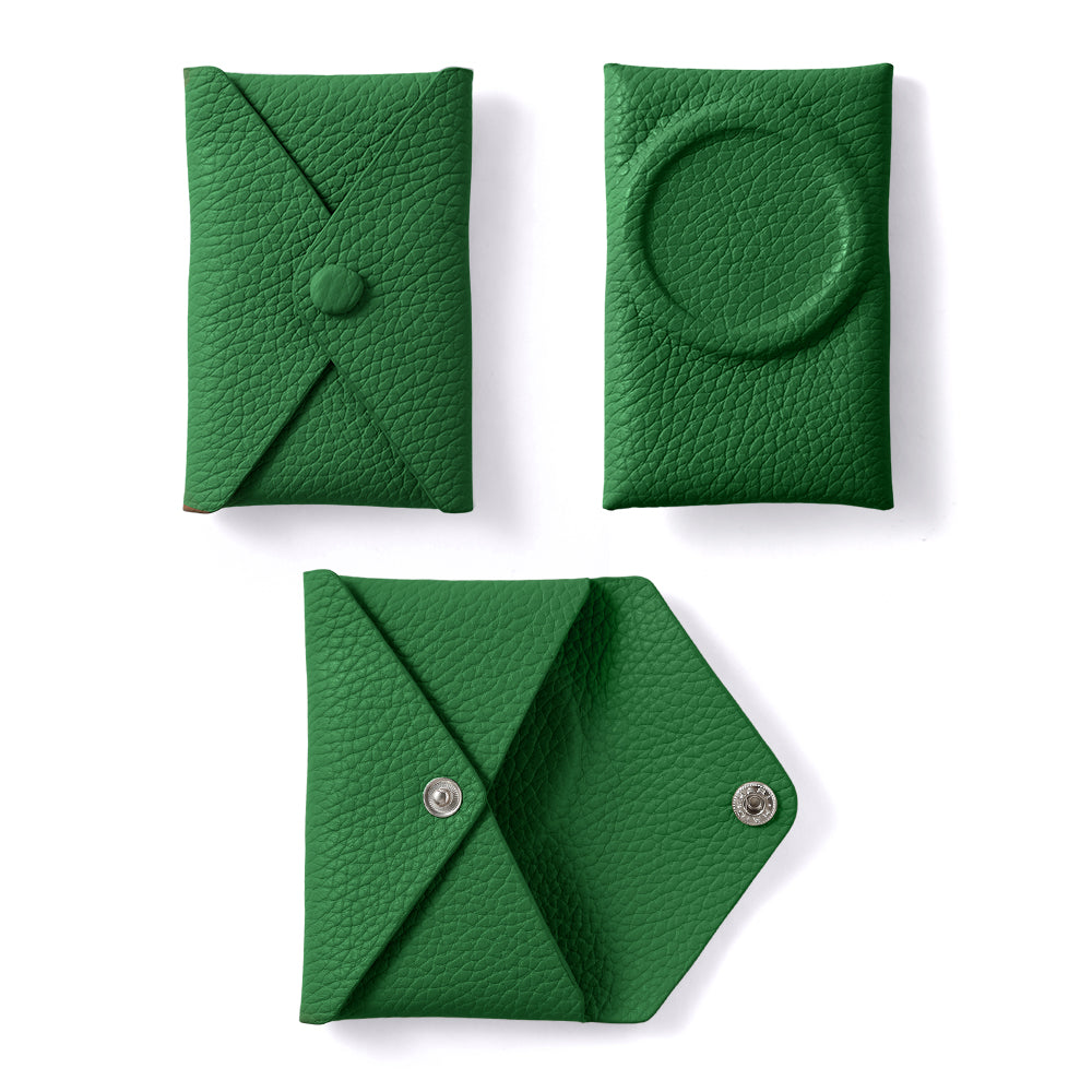 本革 32色 イタリアンシュリンクレザー Magsafe対応 蓋ありポケット付き 背面ケース iPhoneシリーズ