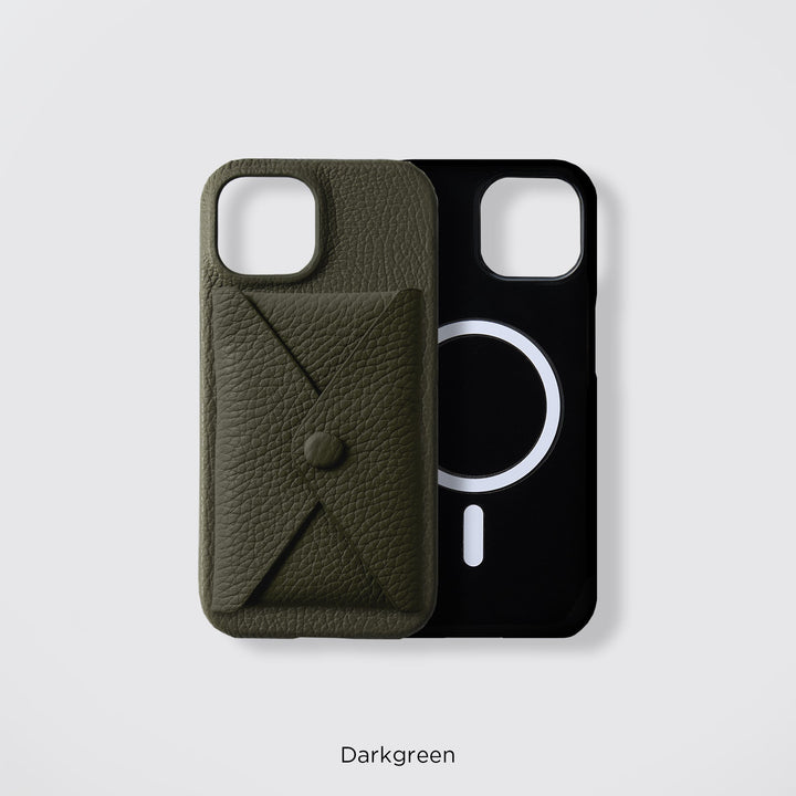 Cuir véritable 32 couleurs cuir italien grainé Compatible Magsafe avec poche à rabat Coque arrière pour la série Google Pixel