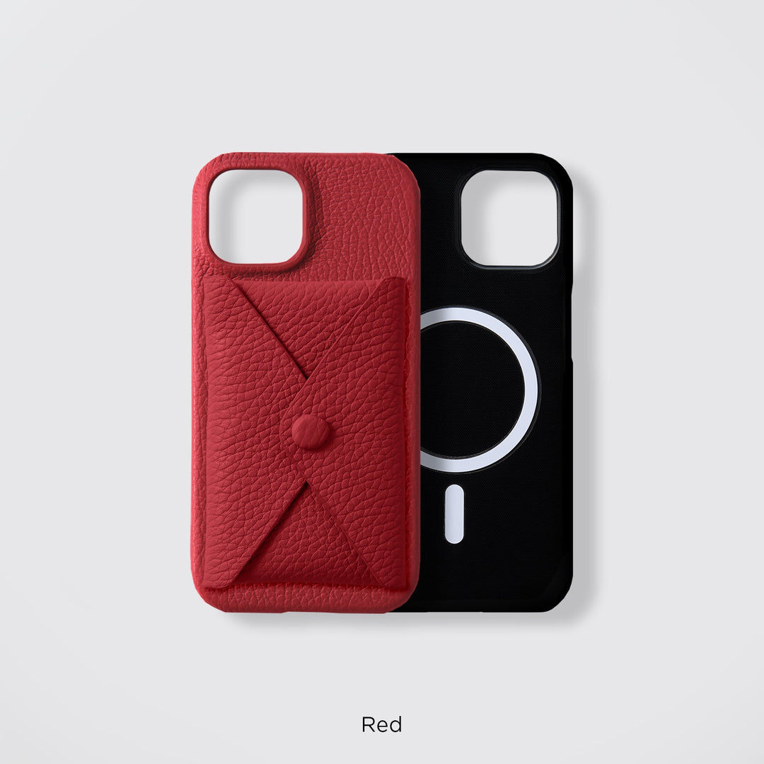 Cuir véritable 32 couleurs cuir italien grainé Compatible Magsafe avec poche à rabat Coque arrière pour la série Google Pixel