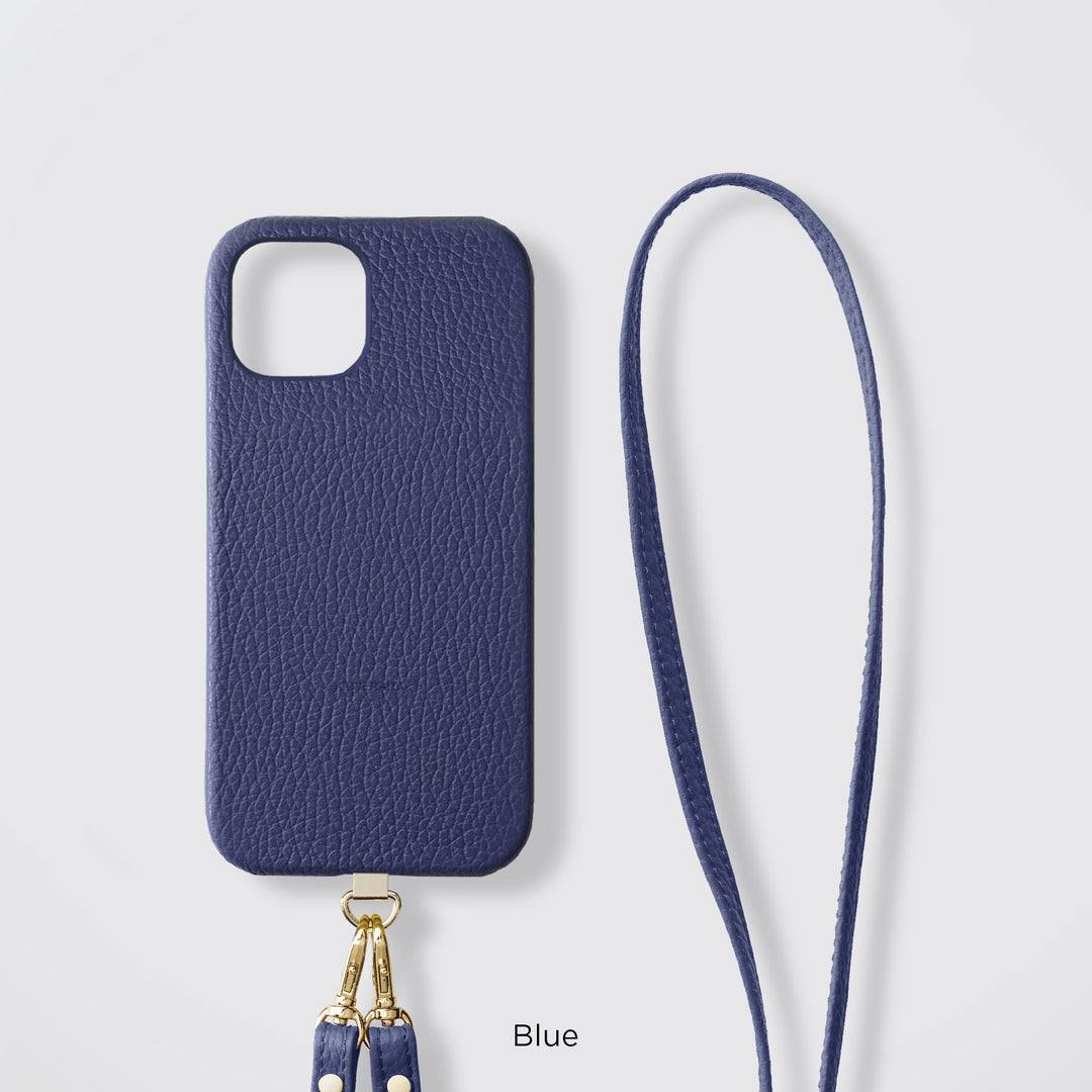 Magsafe対応 本革 32色 イタリアンレザー ショルダーストラップ ステンレス製 ストラップホルダーセット 耐衝撃 TPU 背面ケース iPhoneシリーズ