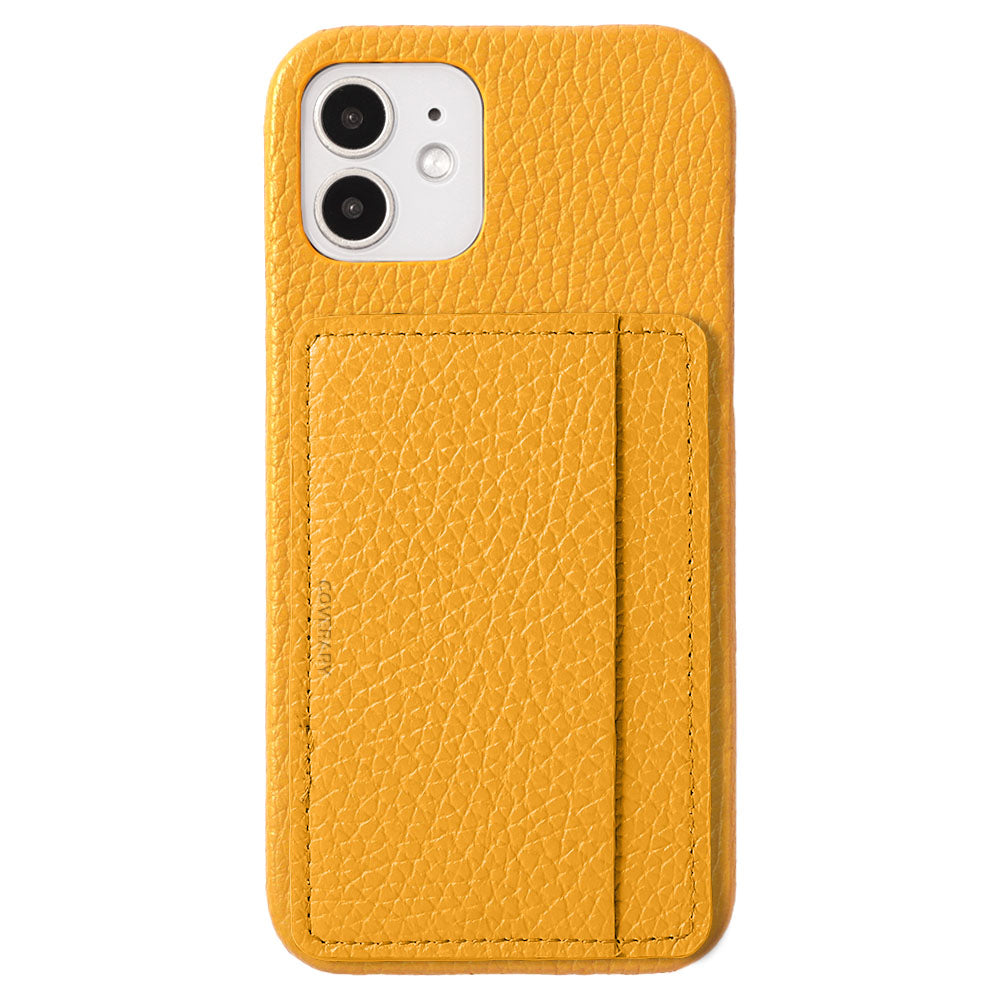 Cuir véritable 32 couleurs cuir italien grainé compatible Magsafe rangement cartes avec poche coque arrière série AQUOS