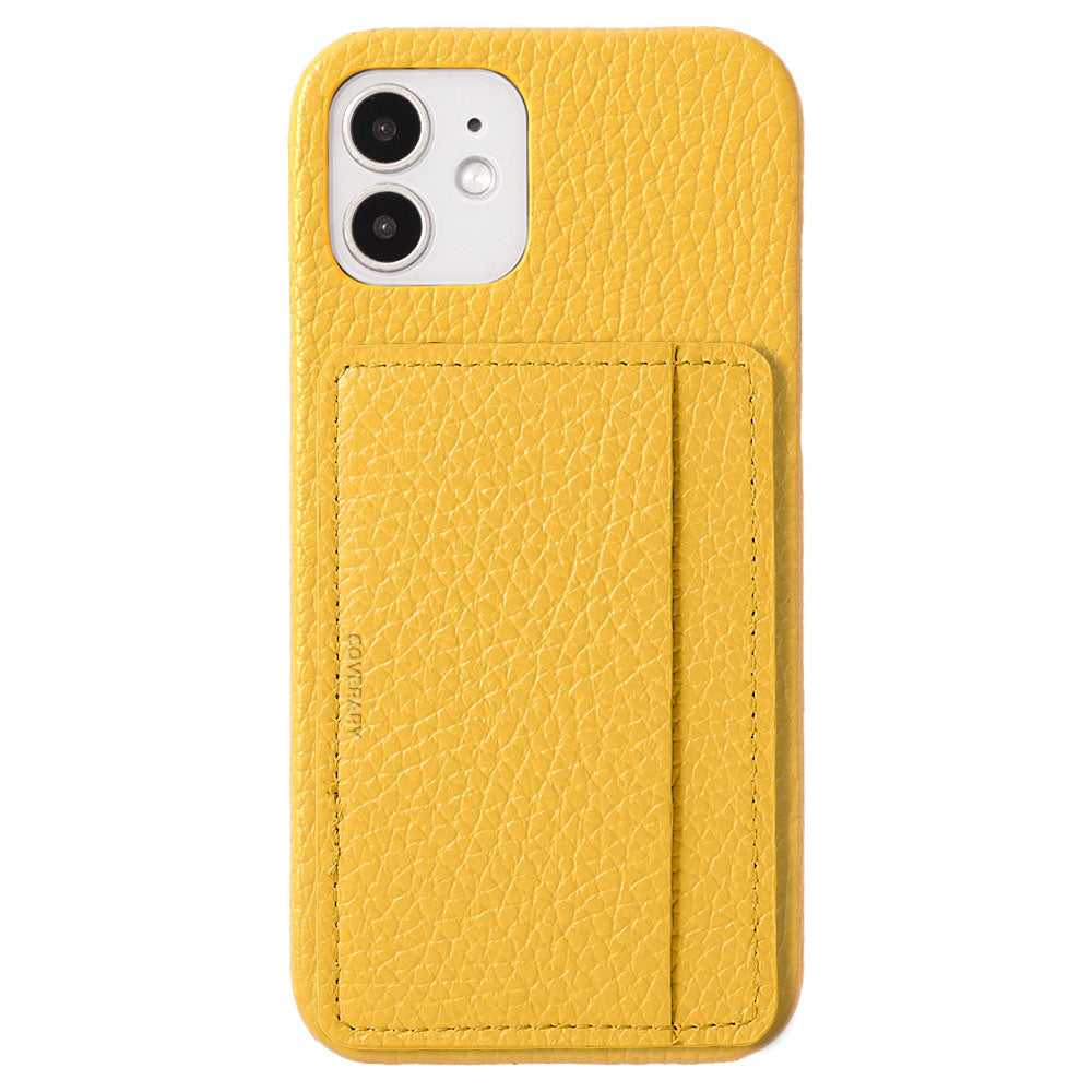 Cuir véritable 32 couleurs cuir italien grainé compatible Magsafe avec rangement pour cartes et poche arrière coque pour série Xperia