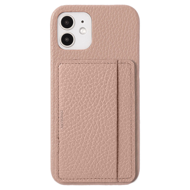 Cuir véritable 32 couleurs cuir italien grainé compatible Magsafe rangement cartes avec poche coque arrière série AQUOS