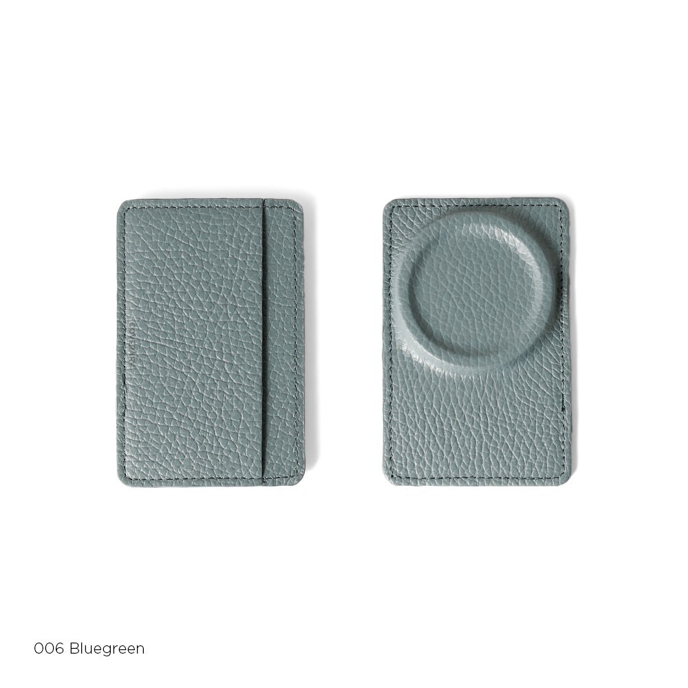 Cuir véritable 32 couleurs cuir italien grainé compatible Magsafe avec rangement pour cartes et poche arrière coque pour série Xperia