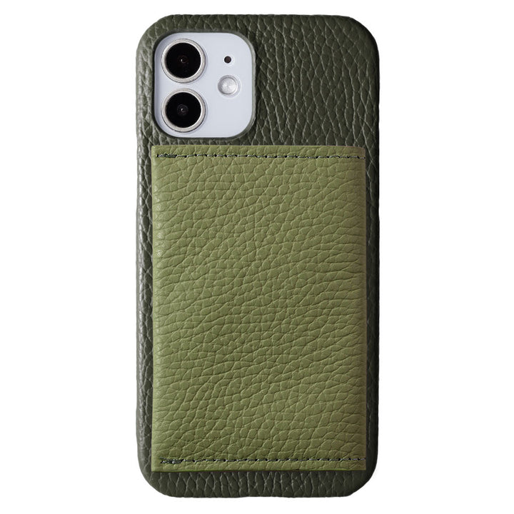 Genuine leather 32 colors Italian shrink leather Magsafe compatible horizontal opening mirror & card case included back case AQUOS series