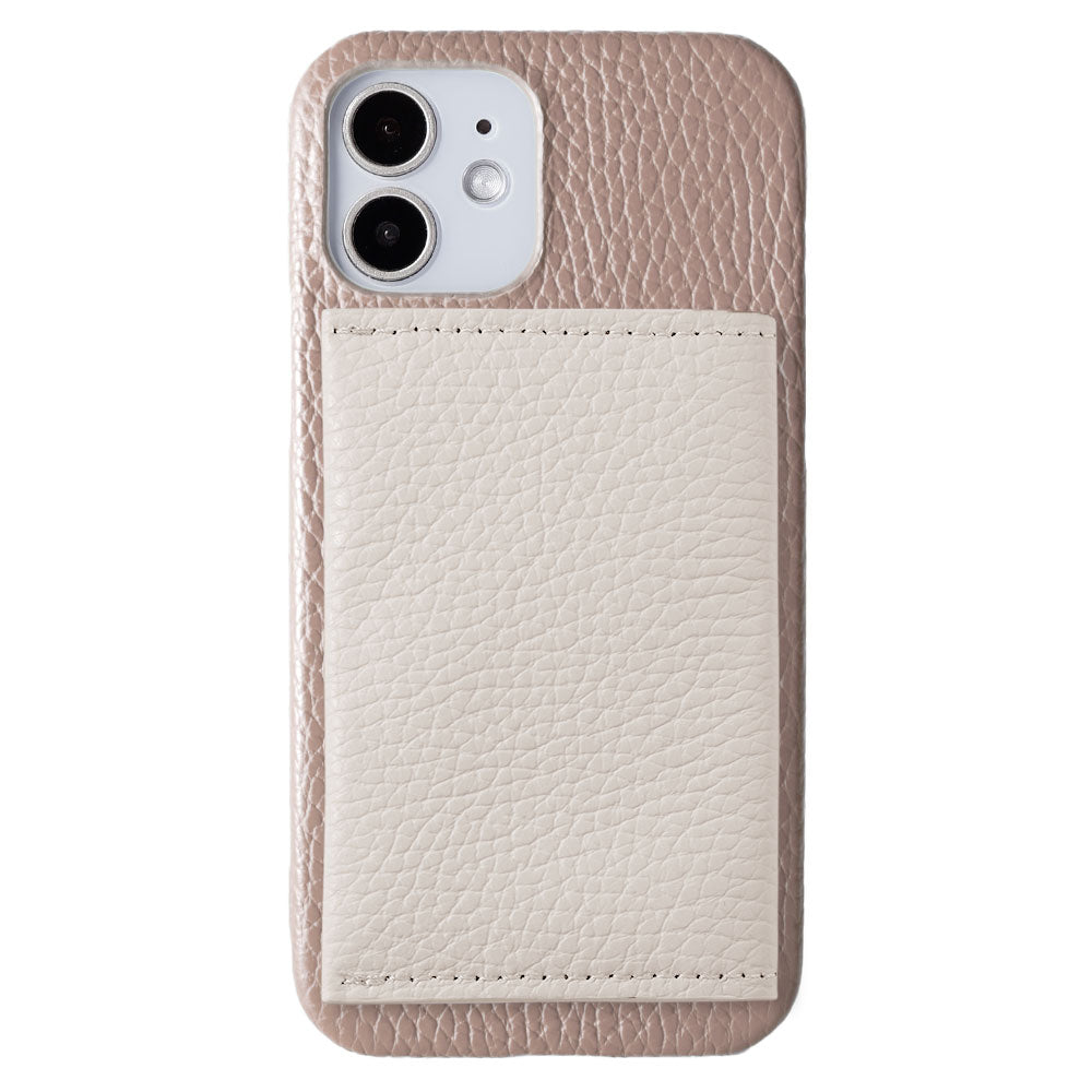 Genuine leather 32 colors Italian shrink leather Magsafe compatible horizontal opening mirror & card case included back case AQUOS series