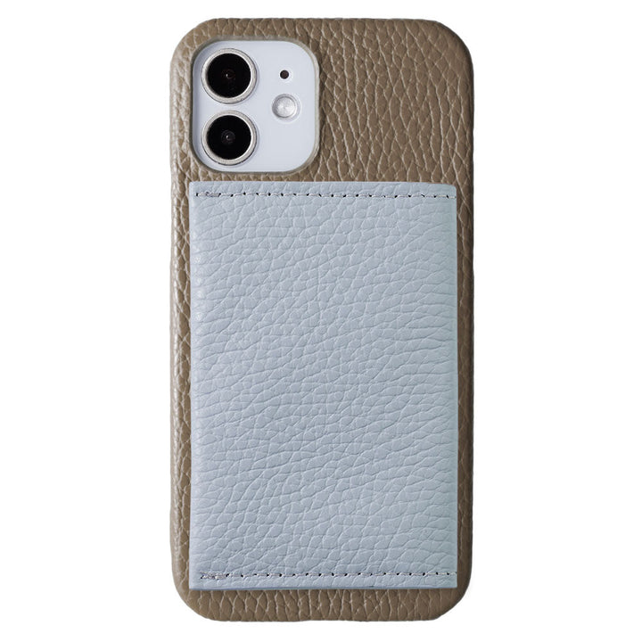 Genuine leather 32 colors Italian shrink leather Magsafe compatible horizontal opening mirror & card case included back case AQUOS series