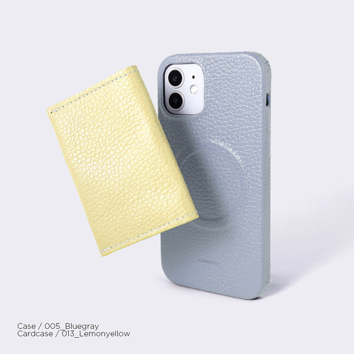 Cuir véritable 32 couleurs cuir italien grainé Compatible Magsafe avec miroir à ouverture latérale et porte-cartes Coque arrière Série Google Pixel