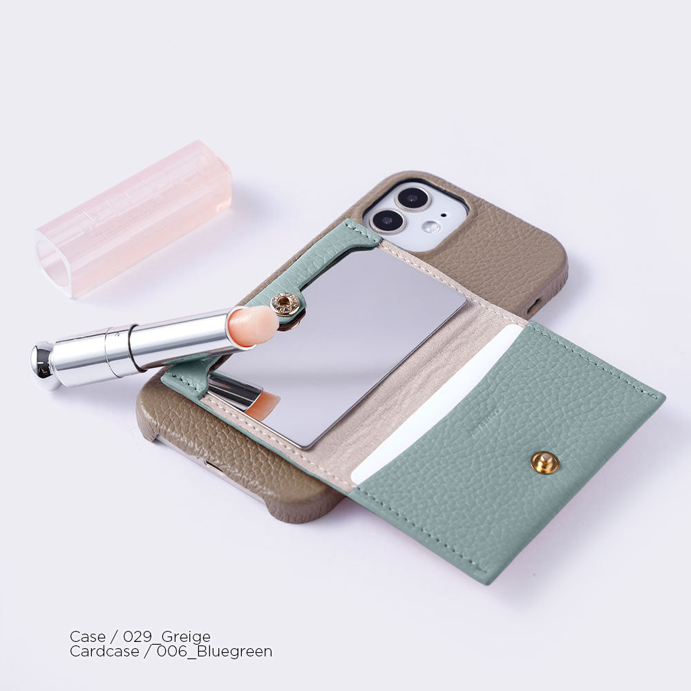 Cuir véritable 32 couleurs cuir italien grainé Compatible Magsafe avec miroir à ouverture latérale et porte-cartes Coque arrière Série Google Pixel