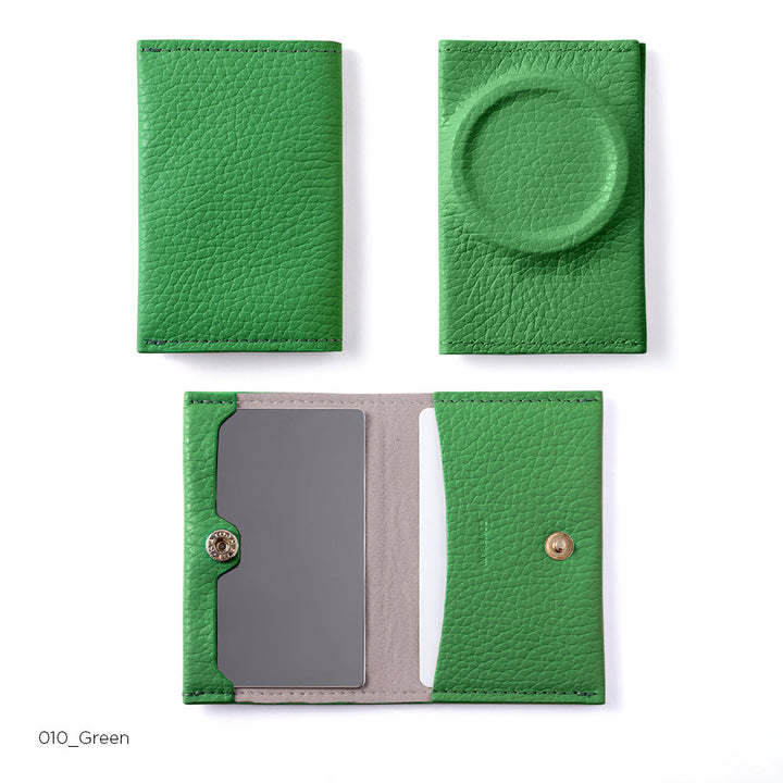 Genuine leather 32 colors Italian shrink leather Magsafe compatible horizontal opening mirror & card case included back case AQUOS series