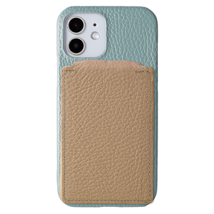 Cuir véritable 32 couleurs cuir italien grainé support rotatif miroir étui arrière compatible Magsafe avec porte-cartes série Xperia