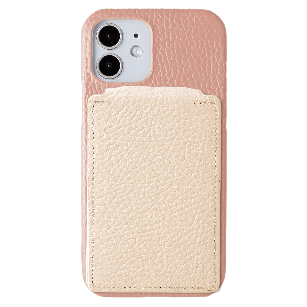 Genuine leather 32 colors Italian shrink leather Magsafe compatible rotating stand mirror with card case back case AQUOS series