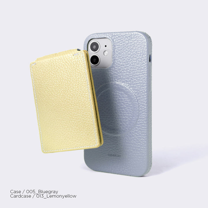 Cuir véritable 32 couleurs cuir italien grainé support rotatif miroir étui arrière compatible Magsafe avec porte-cartes série Xperia