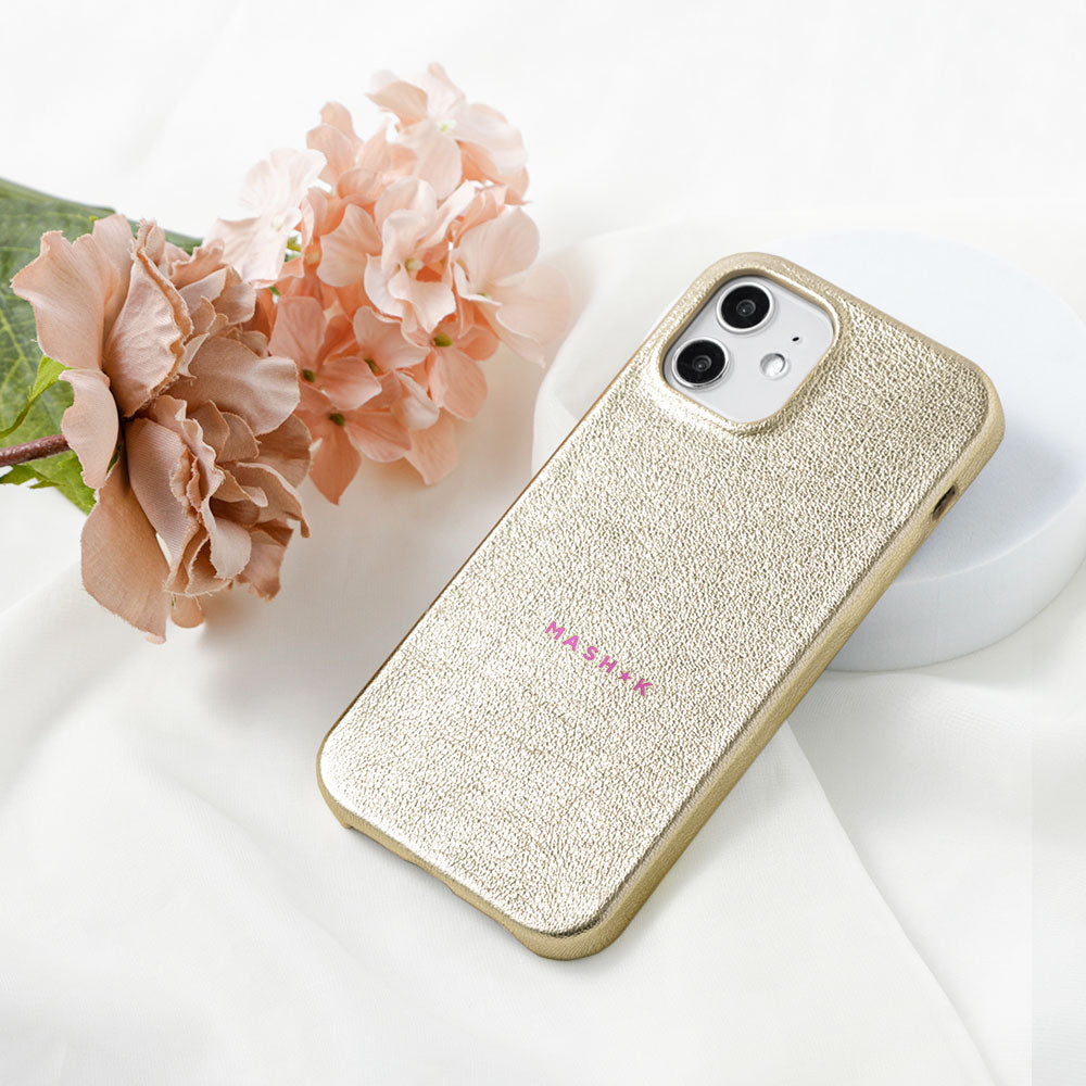 Genuine Leather Foil Leather Back Case Name Engraving (Color Foil Stamping) Xperia Series