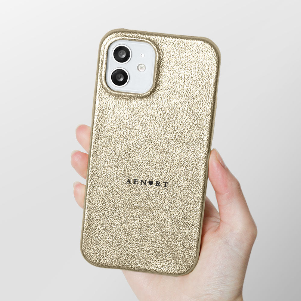 Genuine Leather Foil Leather Back Case Name Engraving (Color Foil Stamping) Xperia Series