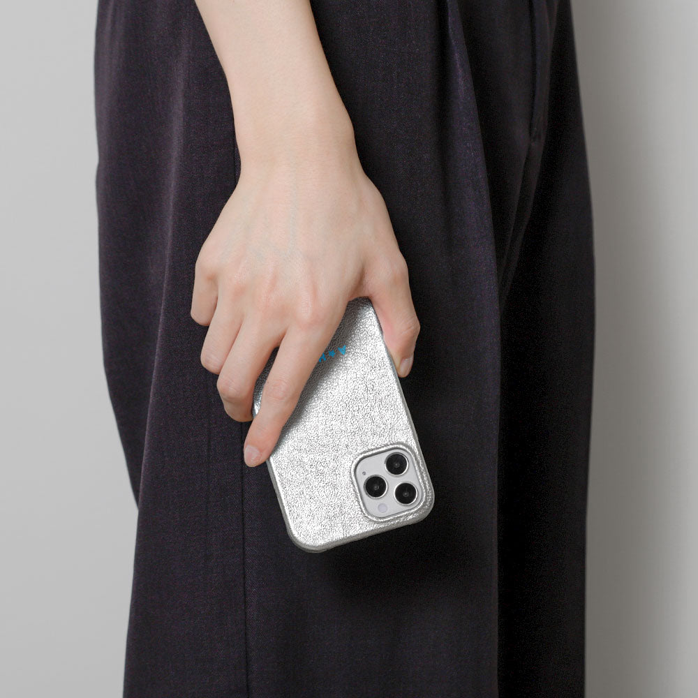 Genuine Leather Foil Leather Back Case Name Engraving (Color Foil Stamping) Xperia Series