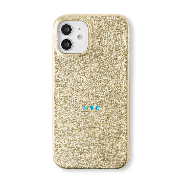 Genuine Leather Foil Leather Back Case Name Engraving (Color Foil Stamping) Xperia Series