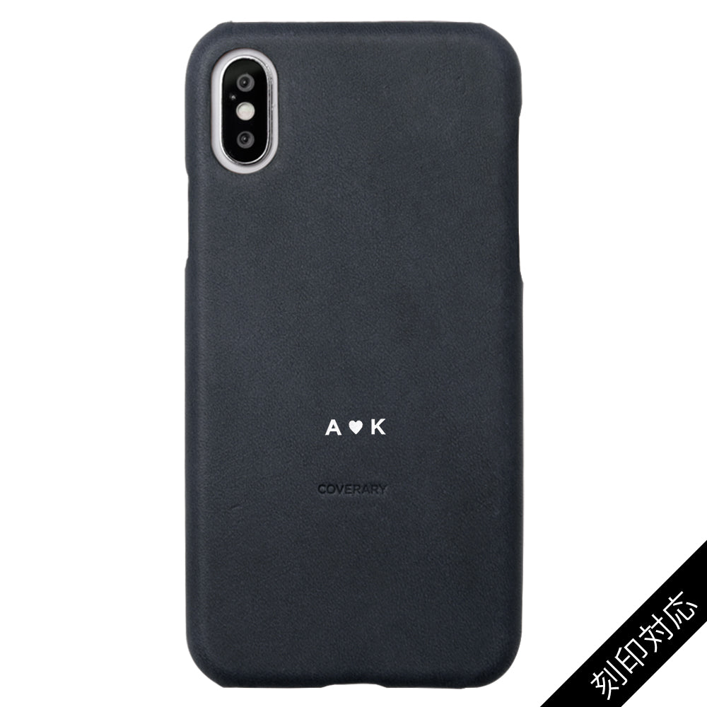 Genuine Leather Italian Leather Back Case Name Engraving (Color Foil Stamping) Galaxy Series