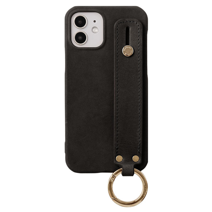 Cuir véritable cuir japonais Mostro avec ceinture de main Étui arrière pour la série Google Pixel