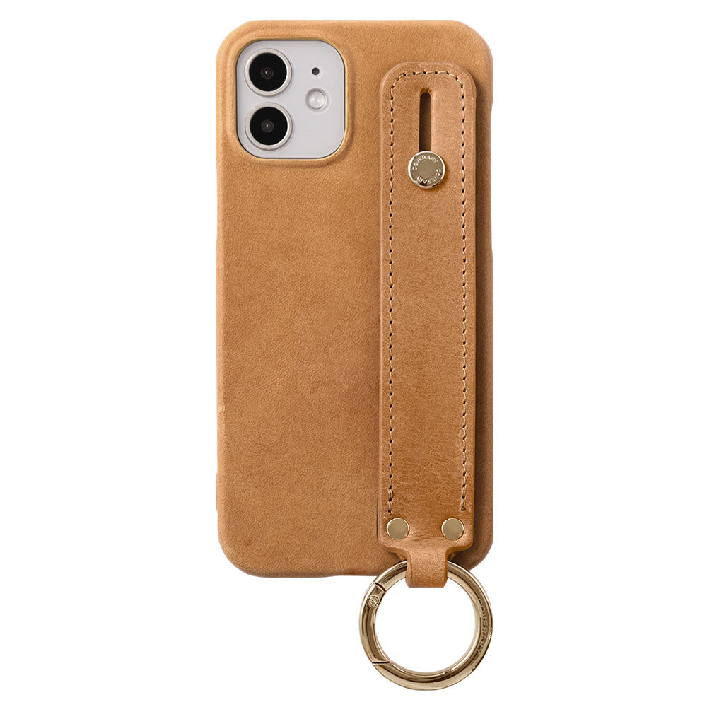 Genuine Leather Japan Leather Mostro Hand Belt Attached Back Case AQUOS Series