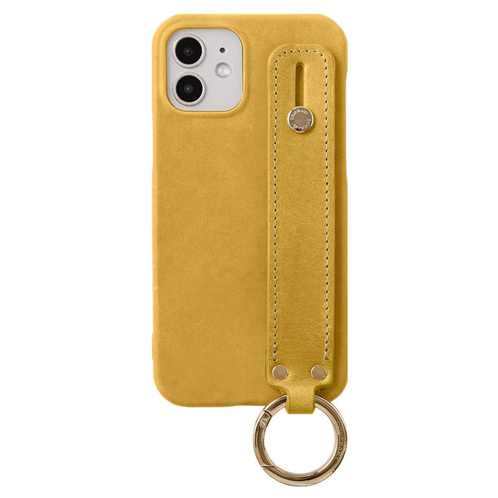 Genuine Leather Japan Leather Mostro Hand Belt Attached Back Case AQUOS Series