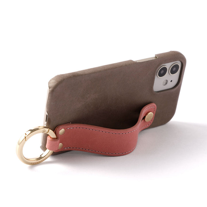 Genuine Leather Japan Leather Mostro Hand Belt Attached Back Case Galaxy Series