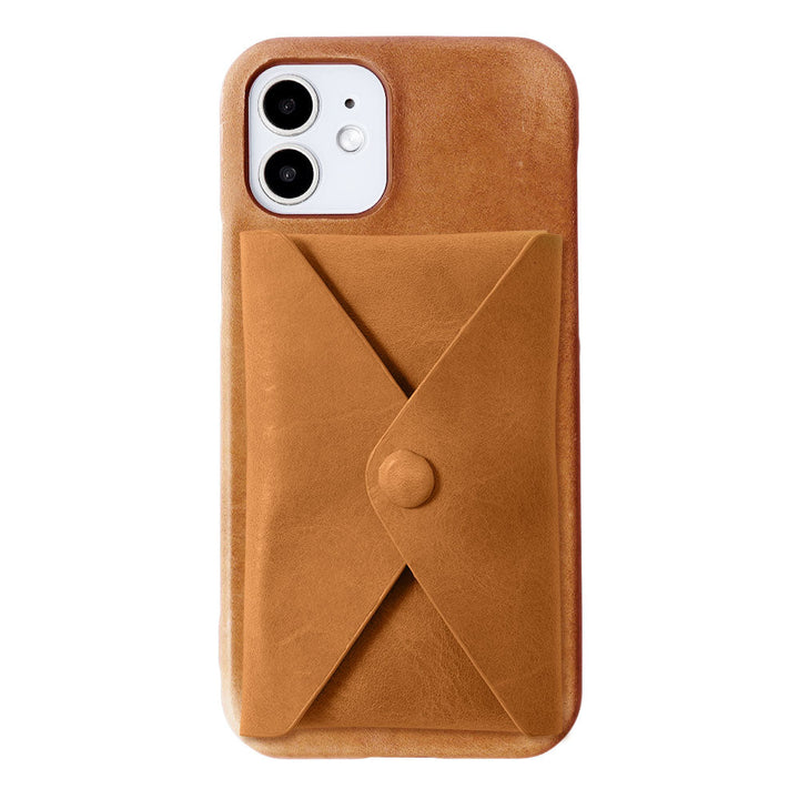 Genuine leather Japan leather Mostro Magsafe compatible with lid pocket back case Xperia series