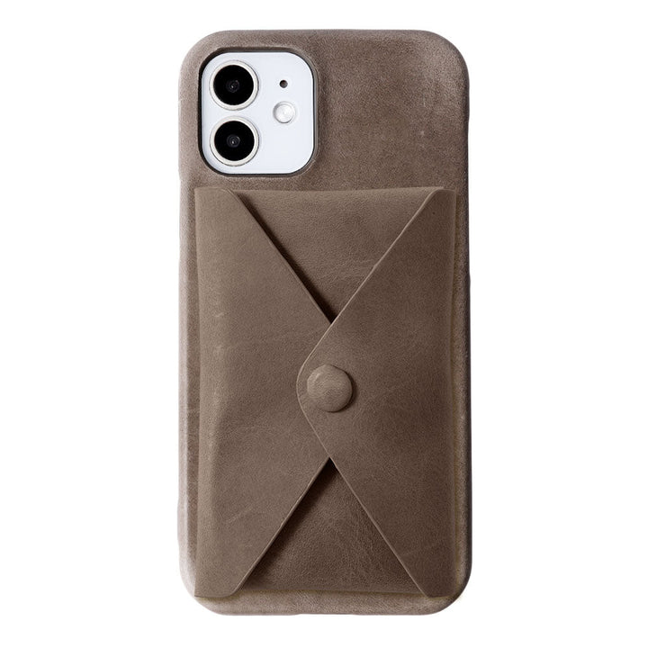 Genuine leather Japan leather Mostro Magsafe compatible with lid pocket back case Galaxy series