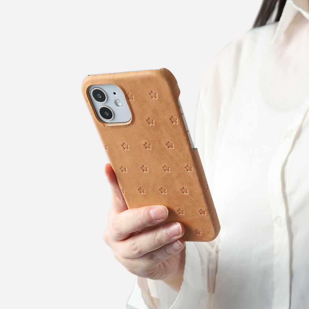 本革 ジャパンレザー モストロ 総柄型押し 背面ケース Google Pixelシリーズ