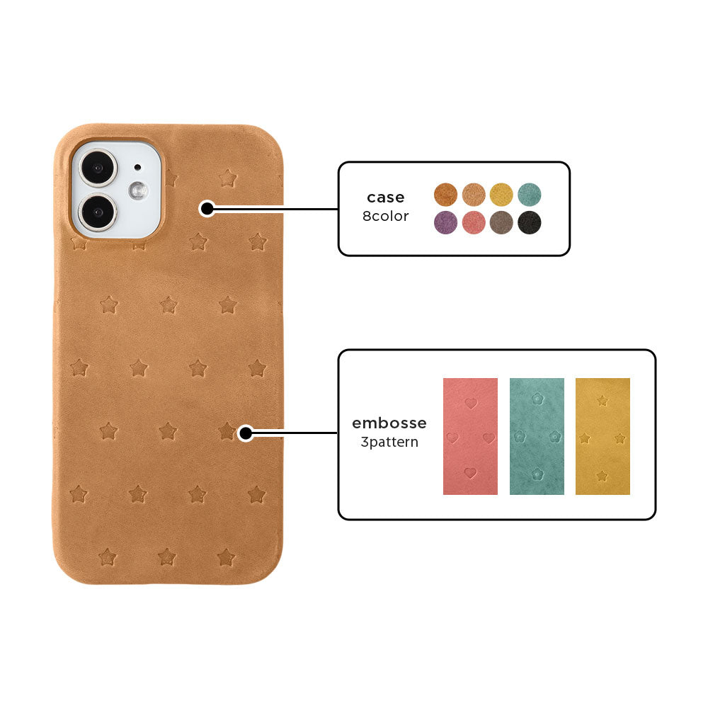 Genuine Leather Japan Leather Mostro All-Over Embossed Back Case