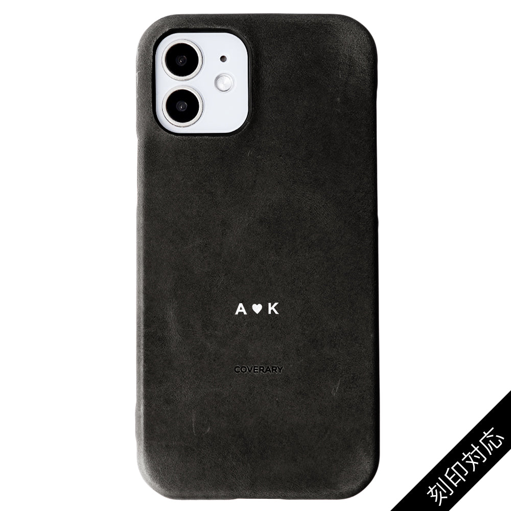 Genuine Leather Japan Leather Mostro Back Case Personalized Engraving (Color Foil Stamping) Xperia Series