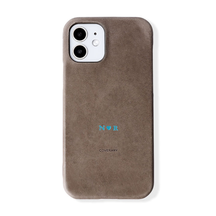 Genuine Leather Japan Leather Mostro Back Case Name Engraving (Color Foil Stamping) Galaxy Series