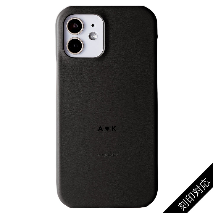 Genuine Leather Italian Smooth Leather Back Case Name Engraving (Color Foil Stamping) Xperia Series