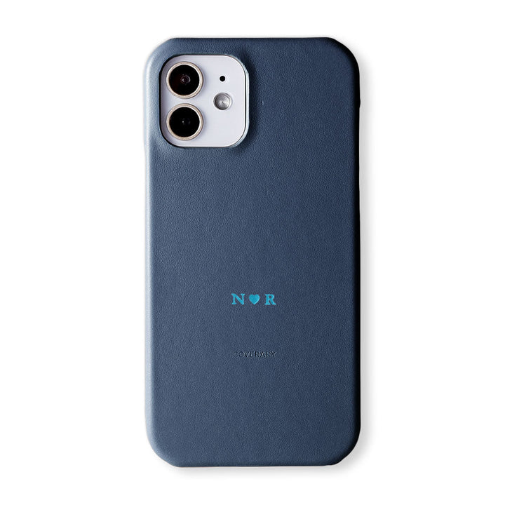 Genuine Leather Italian Smooth Leather Back Case Name Engraving (Color Foil Stamping) Xperia Series