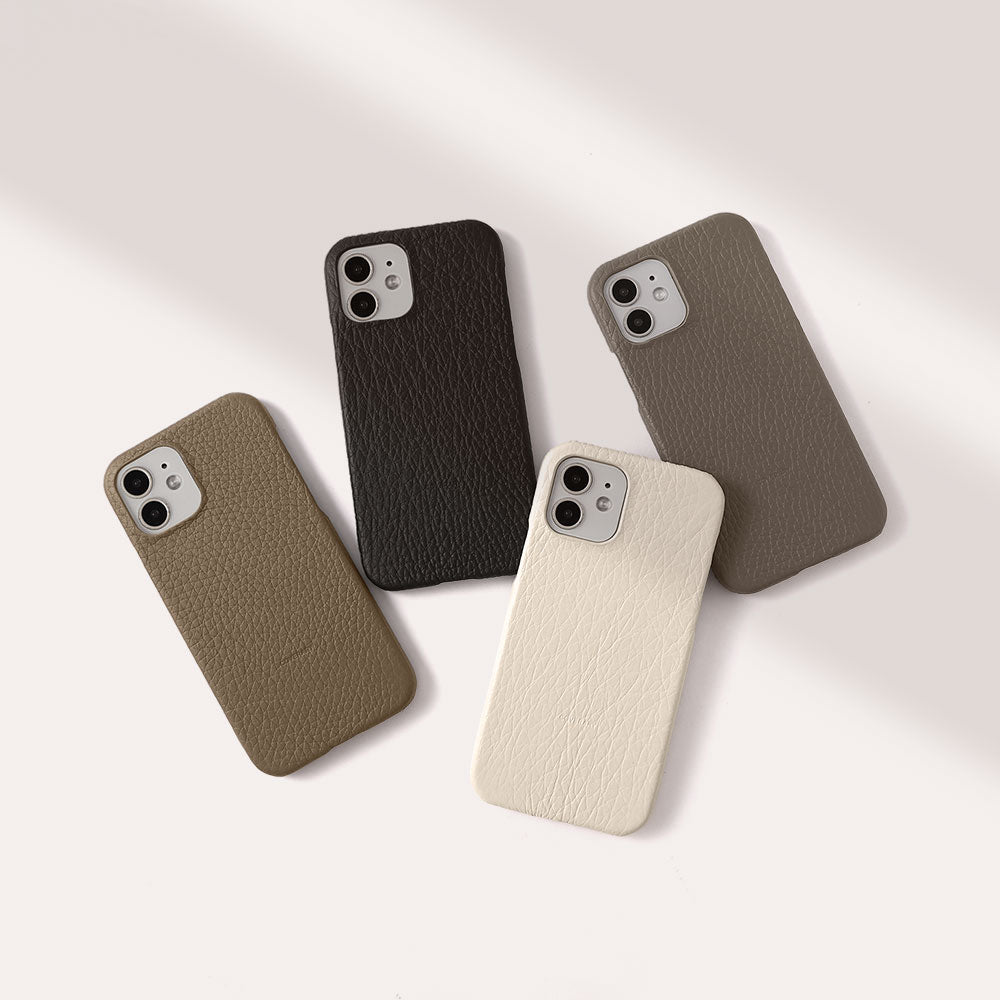 Genuine Leather French-Made Leather Taurillon Lagoon Ethical Leather Back Case Galaxy Series