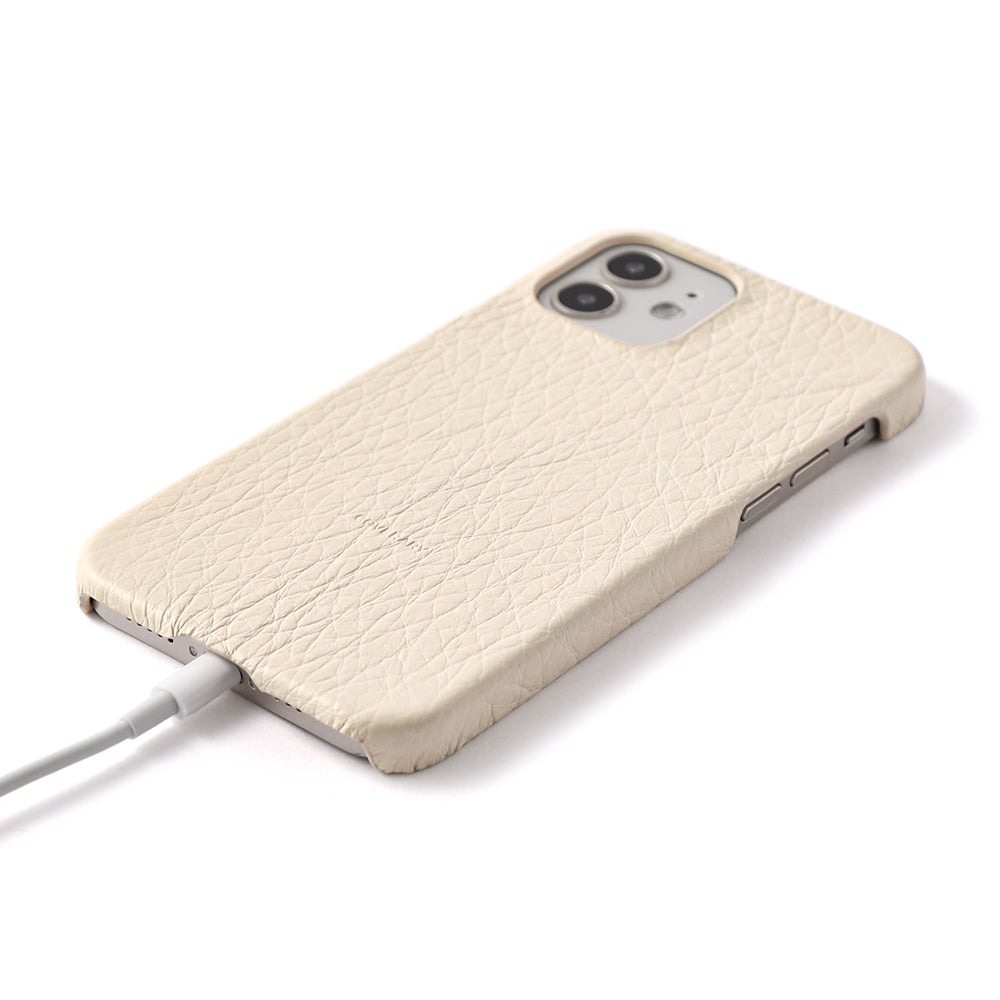 Genuine Leather French-Made Leather Taurillon Lagoon Ethical Leather Back Case Xperia Series