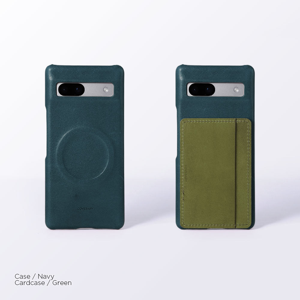 本革 栃木レザー Magsafe対応 カード収納 ポケット付き 背面ケース Galaxyシリーズ