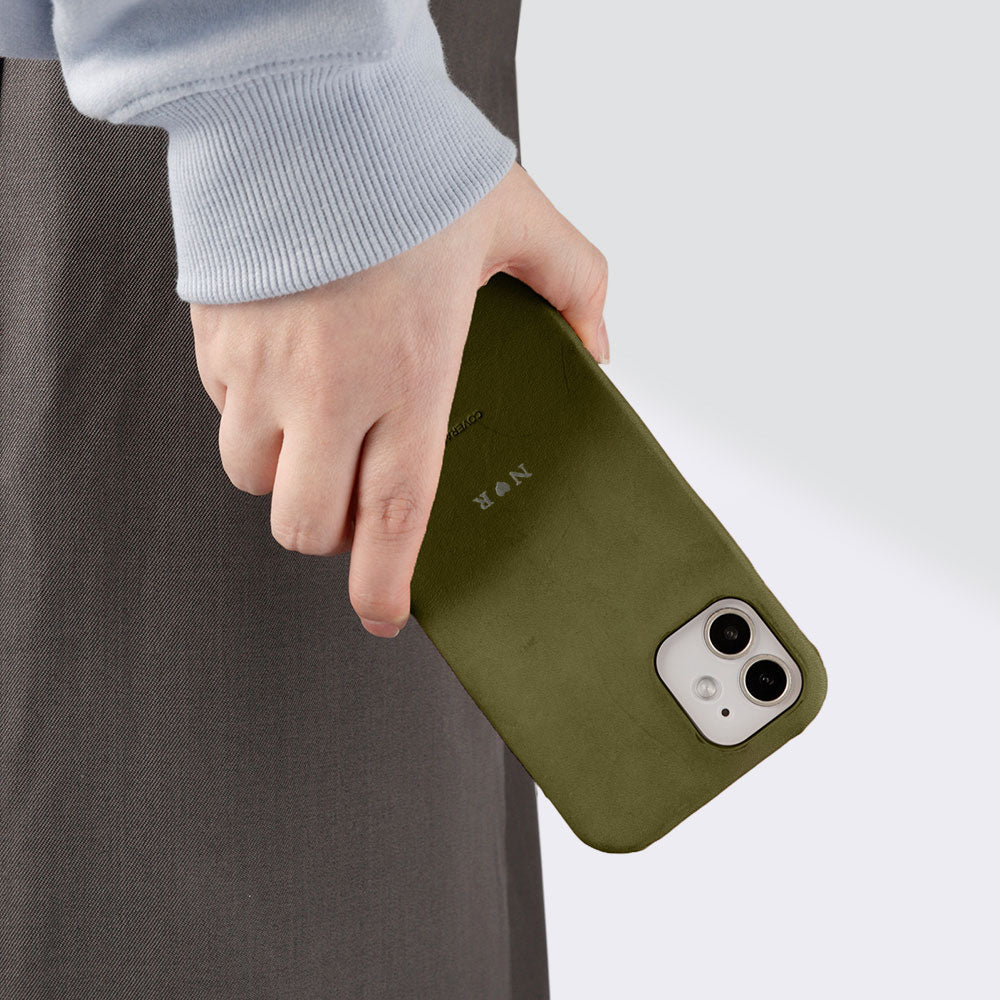 本革 栃木レザー 背面ケース 名入れ 刻印(カラー箔押し) iPhoneシリーズ