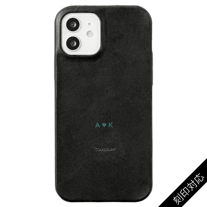 Genuine leather Tochigi leather back case name engraving (color foil stamping)