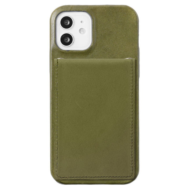 Genuine Leather Tochigi Leather Vertical Opening Card Case with Mirror Back Case AQUOS Series