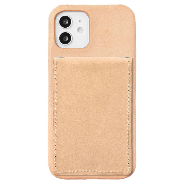 Genuine Leather Tochigi Leather Vertical Opening Card Case with Mirror Back Case AQUOS Series