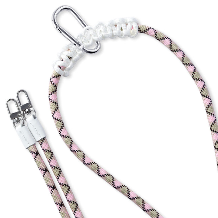 カラビナ付き 8mmロープショルダーストラップ