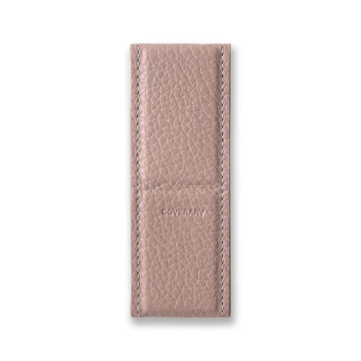 Ceinture à main avec support en cuir italien grainé, 32 couleurs, cuir véritable