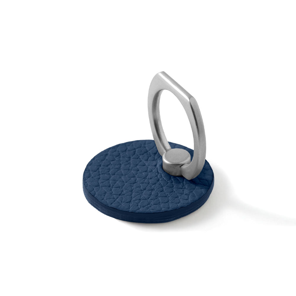 本革 32色 イタリアンシュリンクレザー 選べるデザイン スマホリング