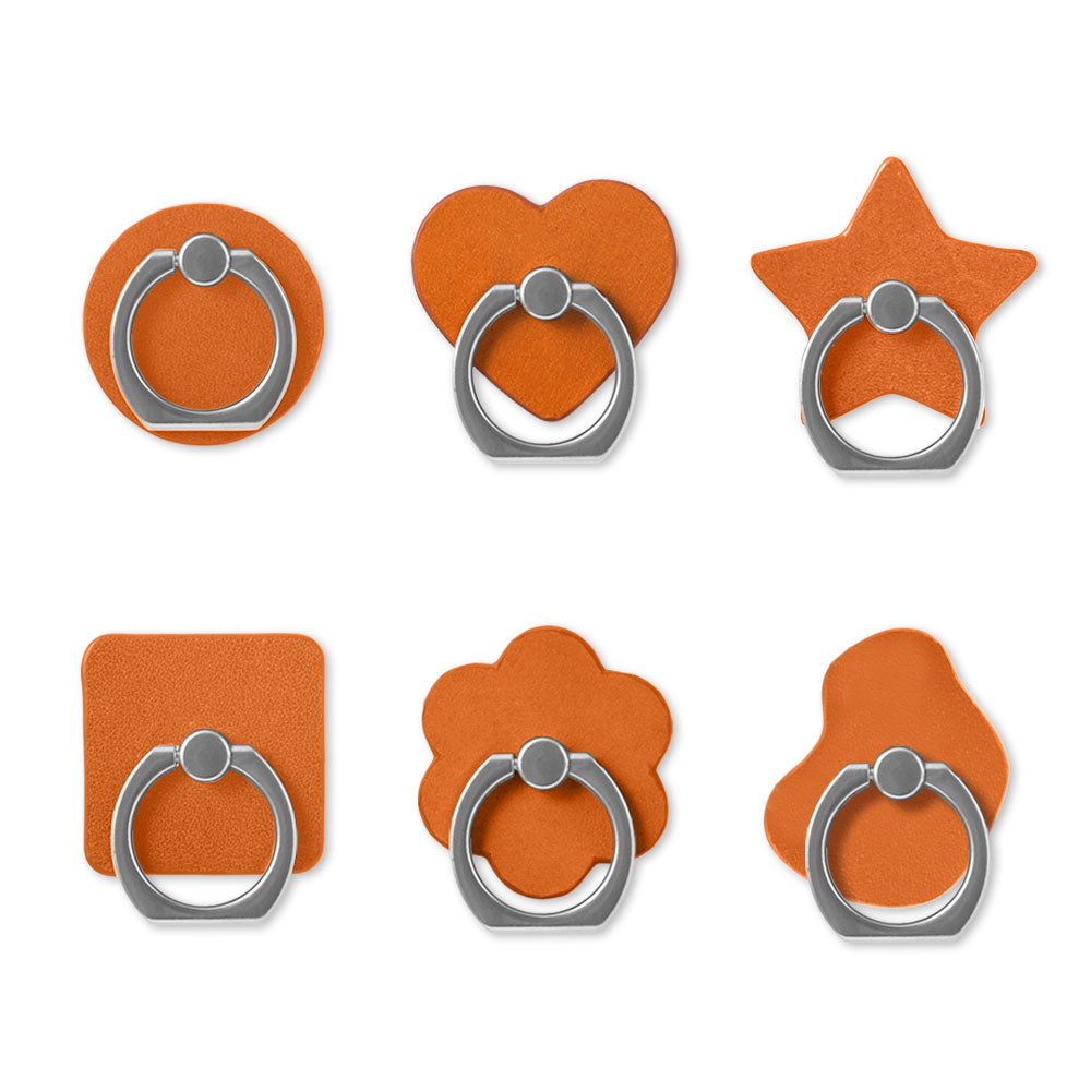 Anneau pour téléphone en cuir véritable de Tochigi, design au choix