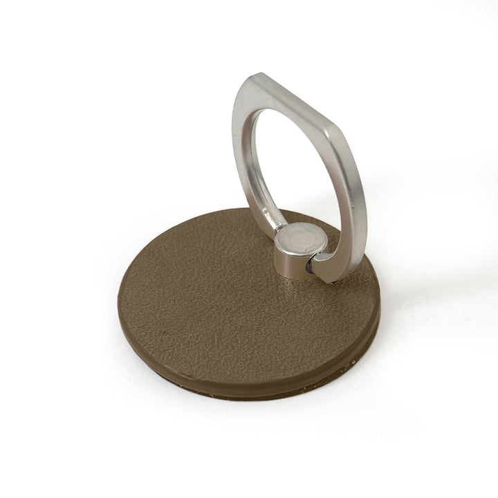 Anneau pour téléphone en cuir véritable de Tochigi, design au choix